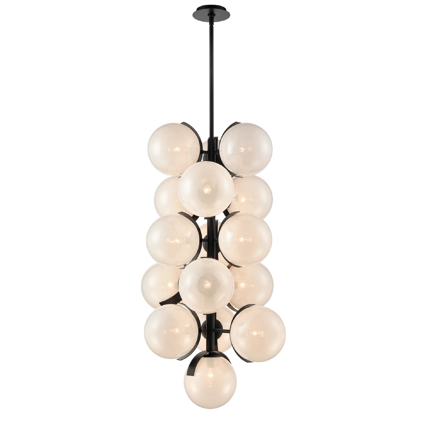 Sophie Pendant Light in Black or Brass