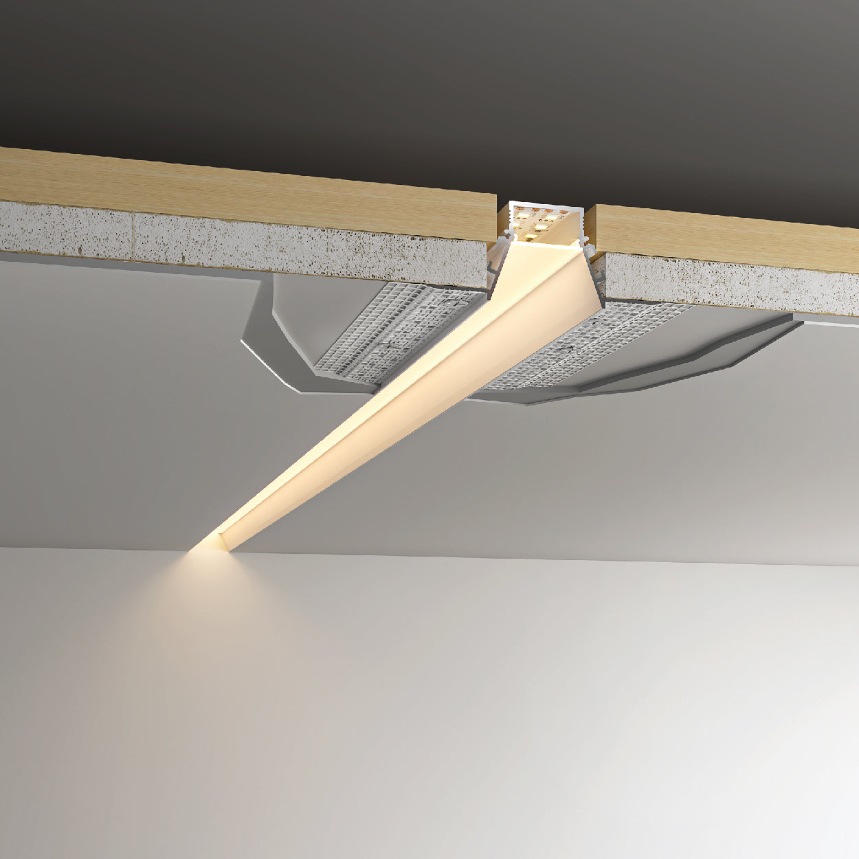 82.9x33.5mm LED Aluminium Profile – Compact Indoor Lighting Channel