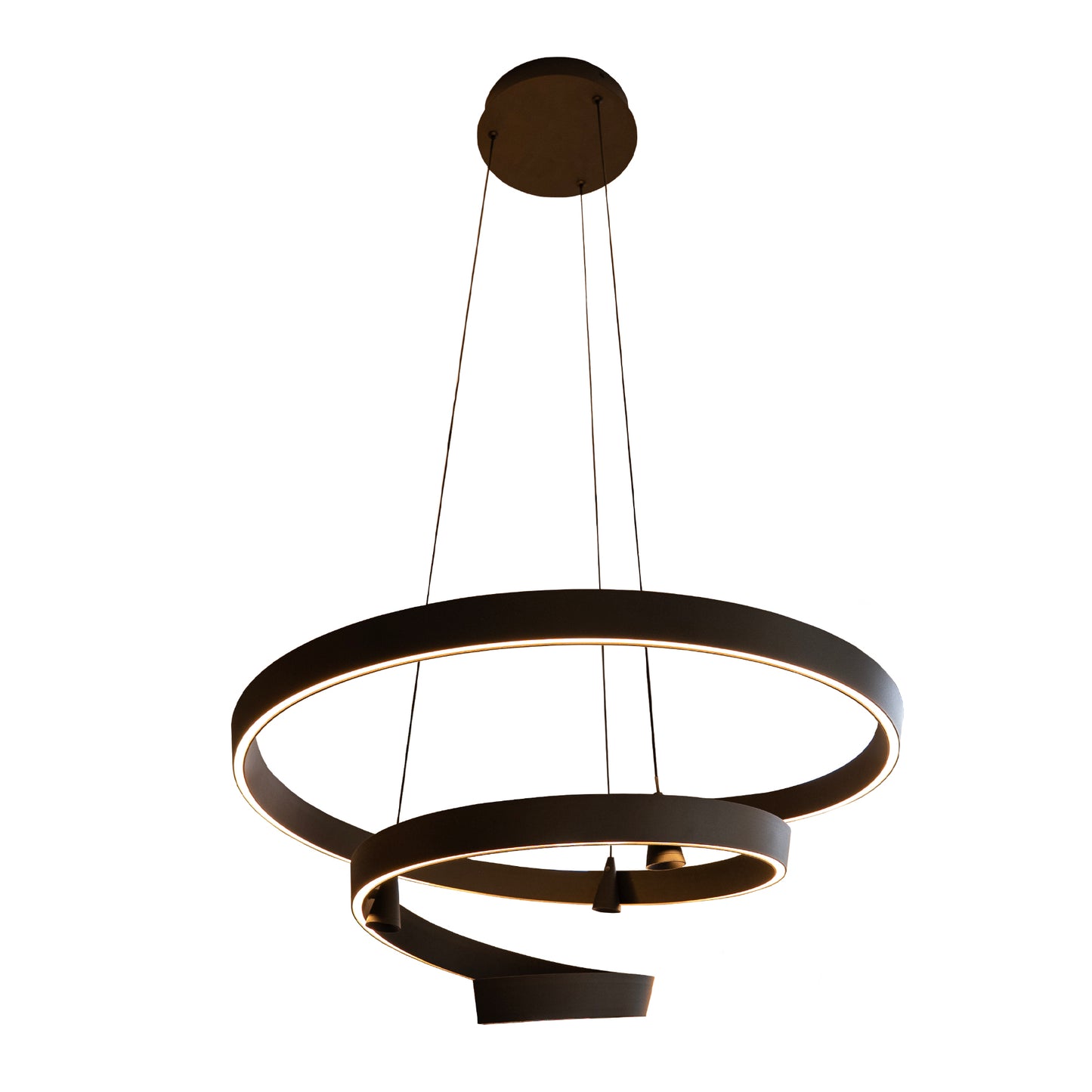 Fira Pendant Light in Sand Black or Sand Gold