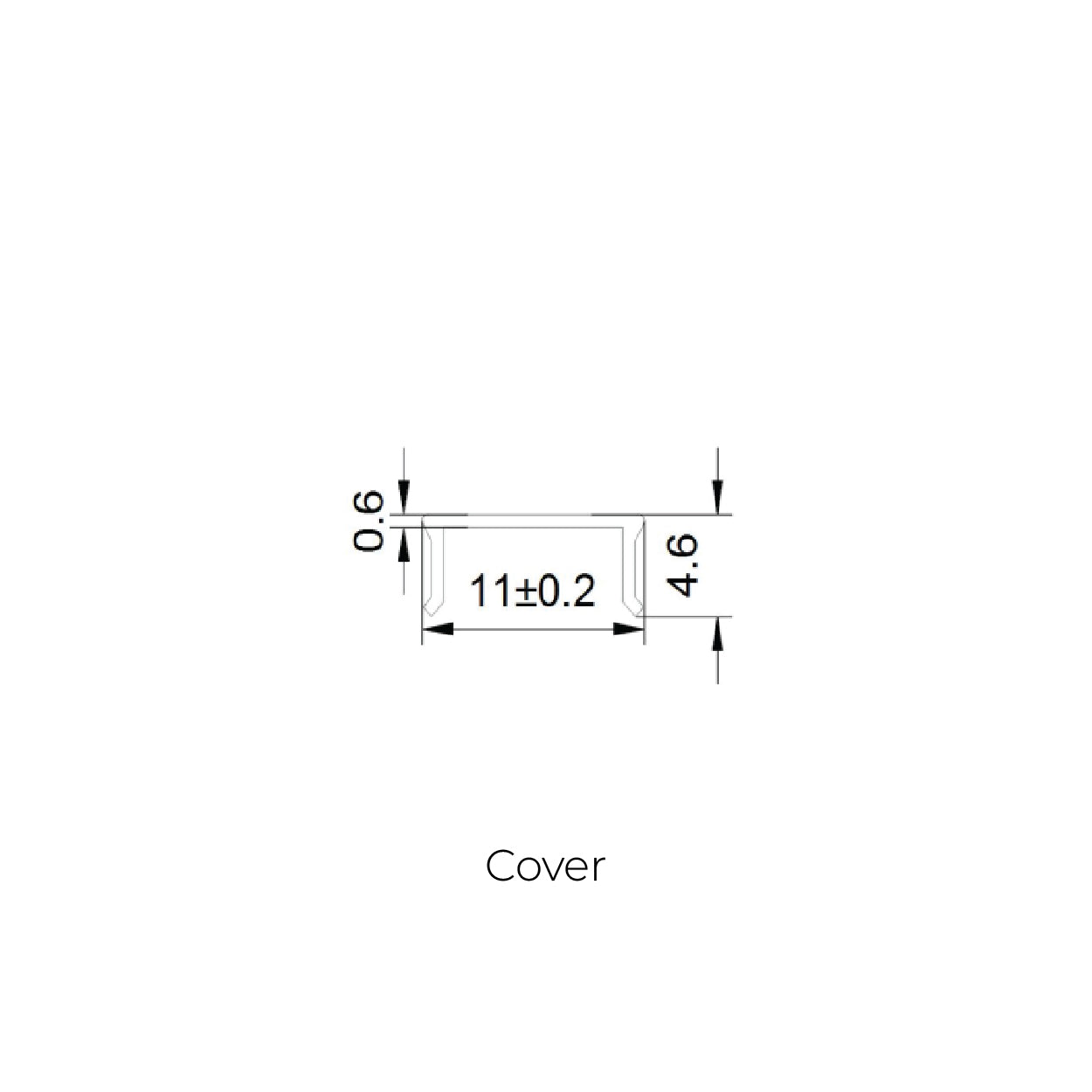12x10mm LED Aluminium Profile – Slim Indoor Lighting Channel