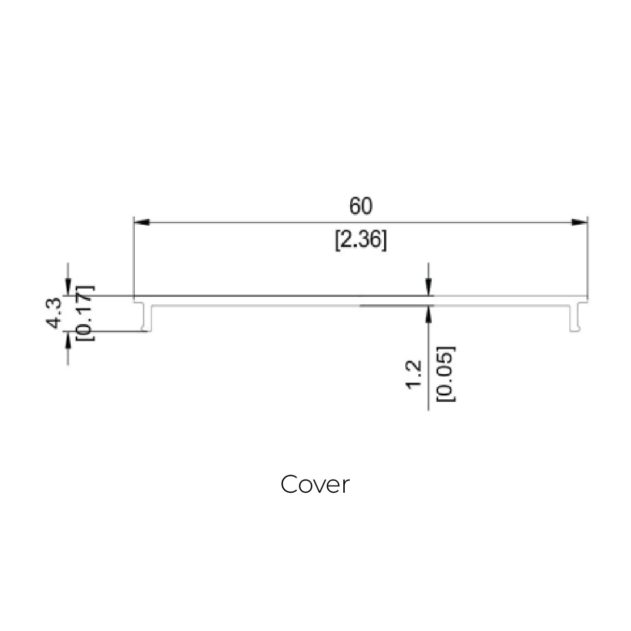 68.1x60mm LED Aluminium Profile – Suspended Indoor Lighting Channel