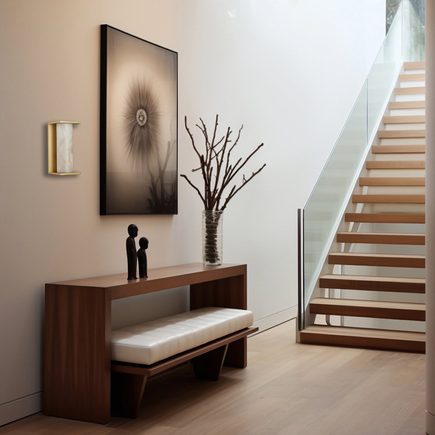 Aurelia Outdoor and Interior Marble Wall Light