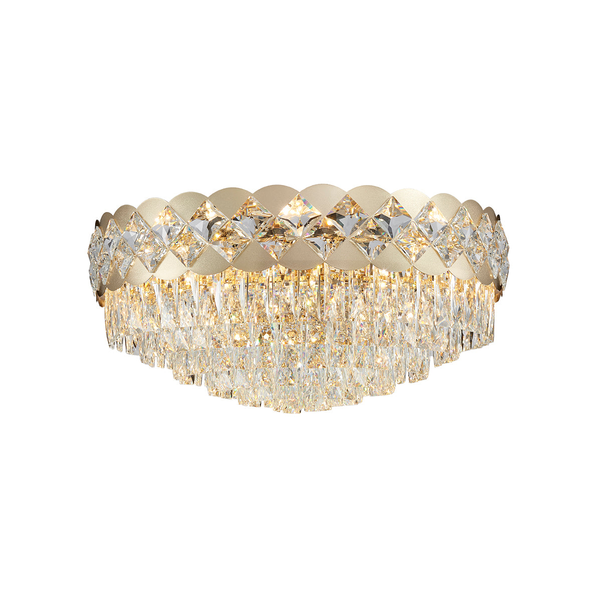 Faye Crystal Close to Ceiling Light 500C or 600C