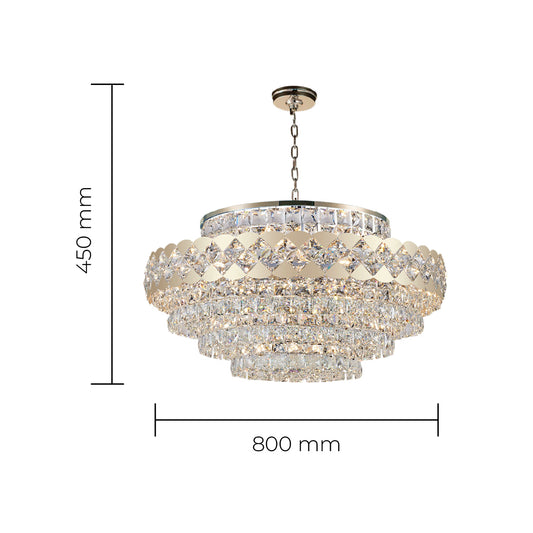 Alba Crystal Chandelier