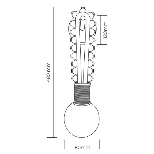 Rodin Wall Light – Matte Bronze