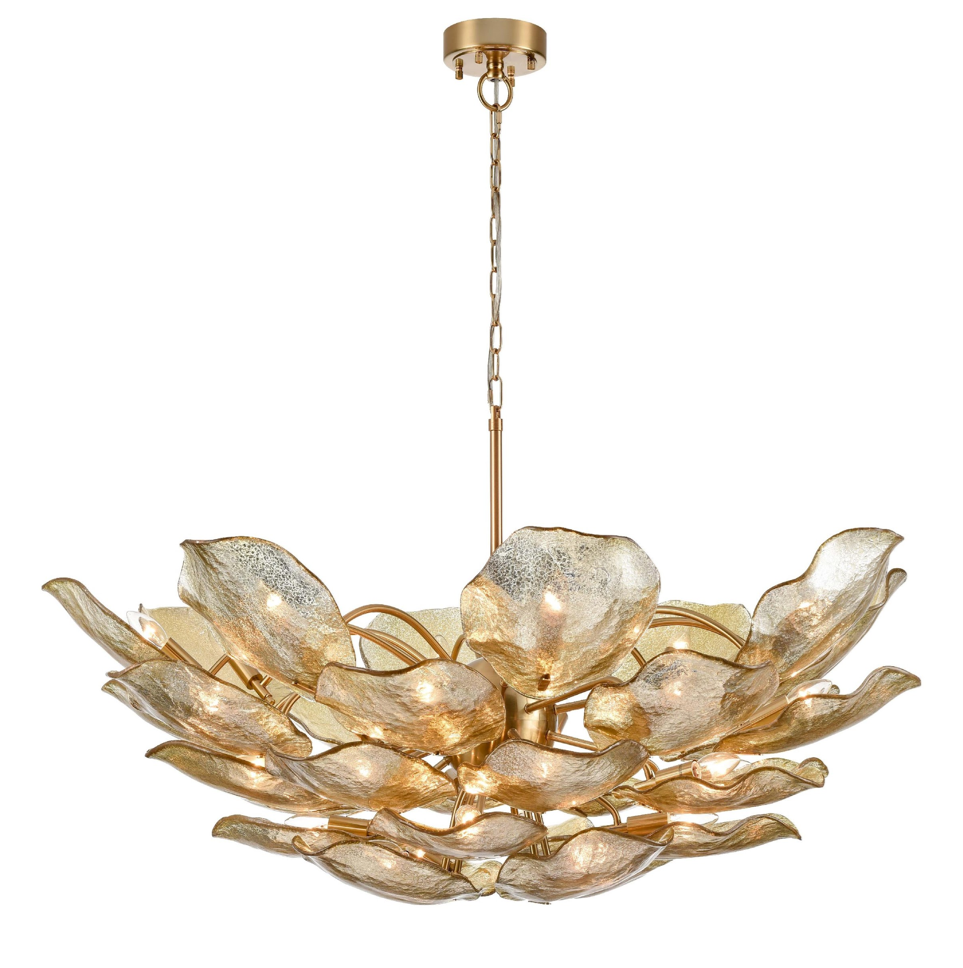 MONTE-CARLO 32 Light Floral Pendant Light