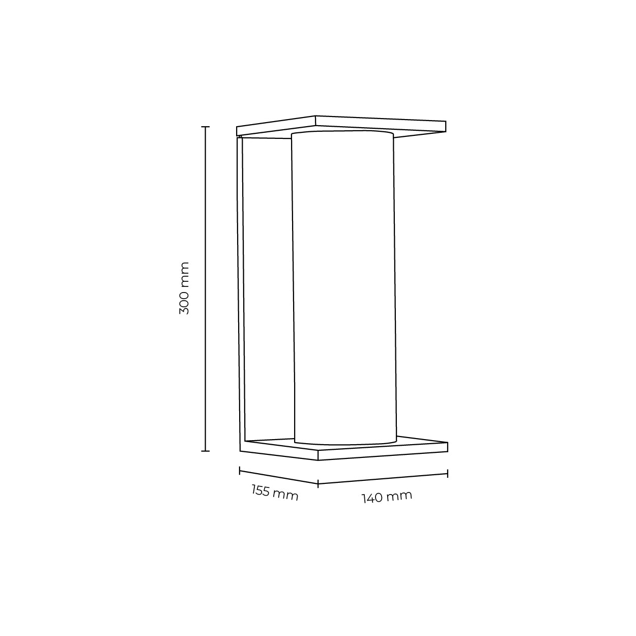Aurelia Outdoor and Interior Marble Wall Light