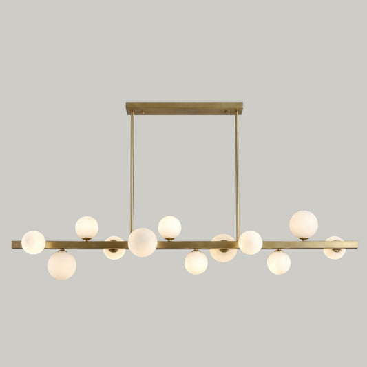 Aura Pendant Light in Brass and Antique Brass