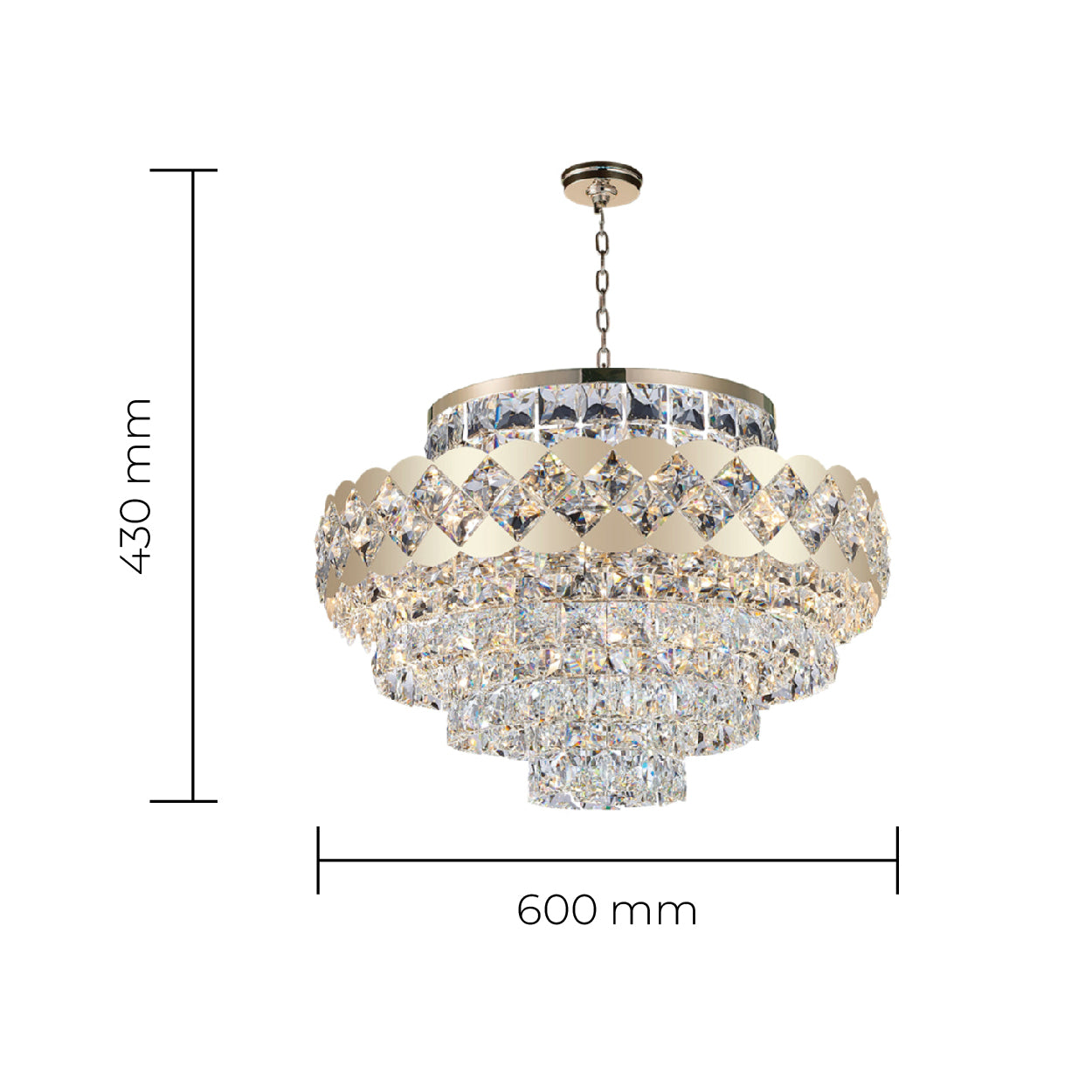 Elin Crystal Chandelier