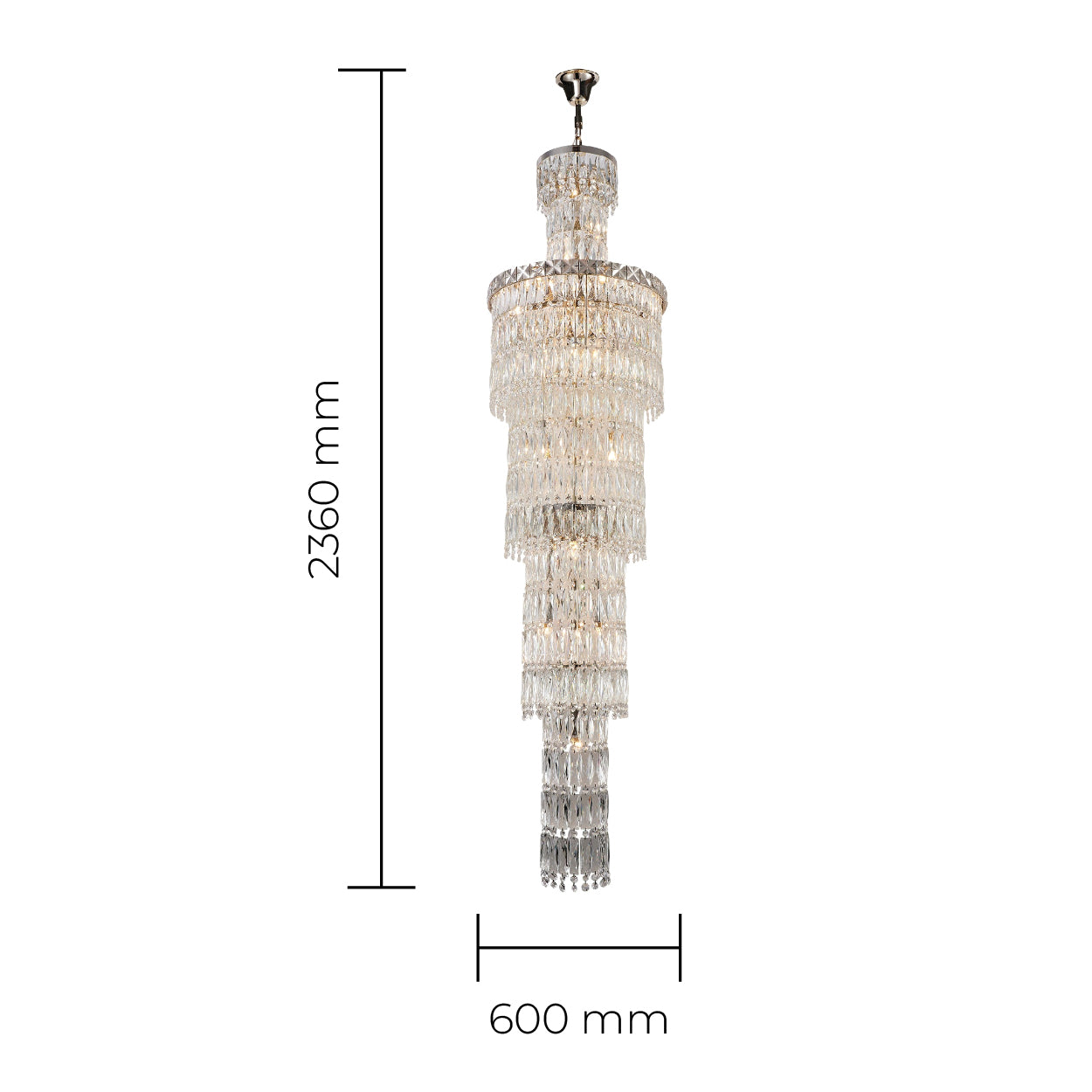 Gia Crystal Chandelier
