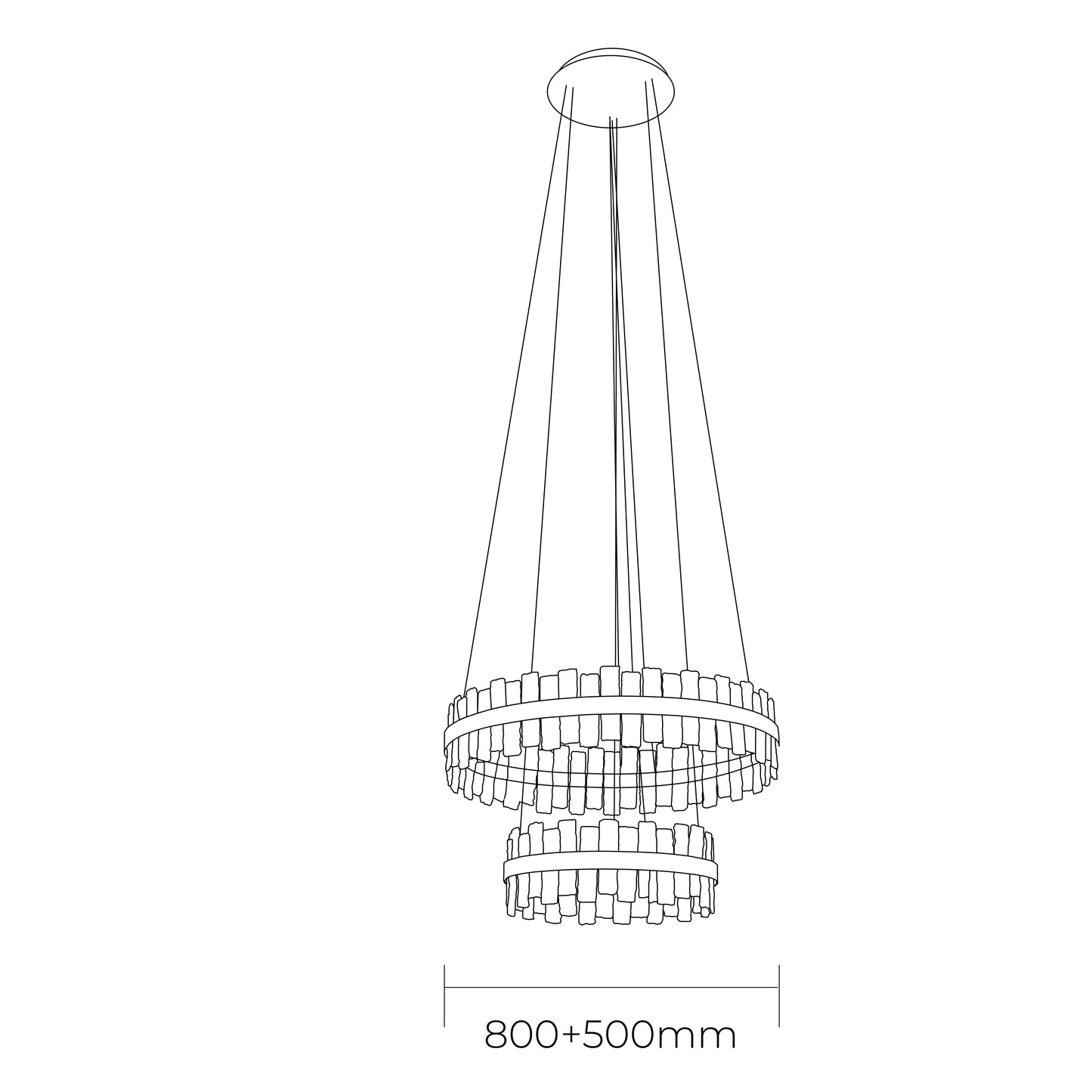 Riven Pendant Light