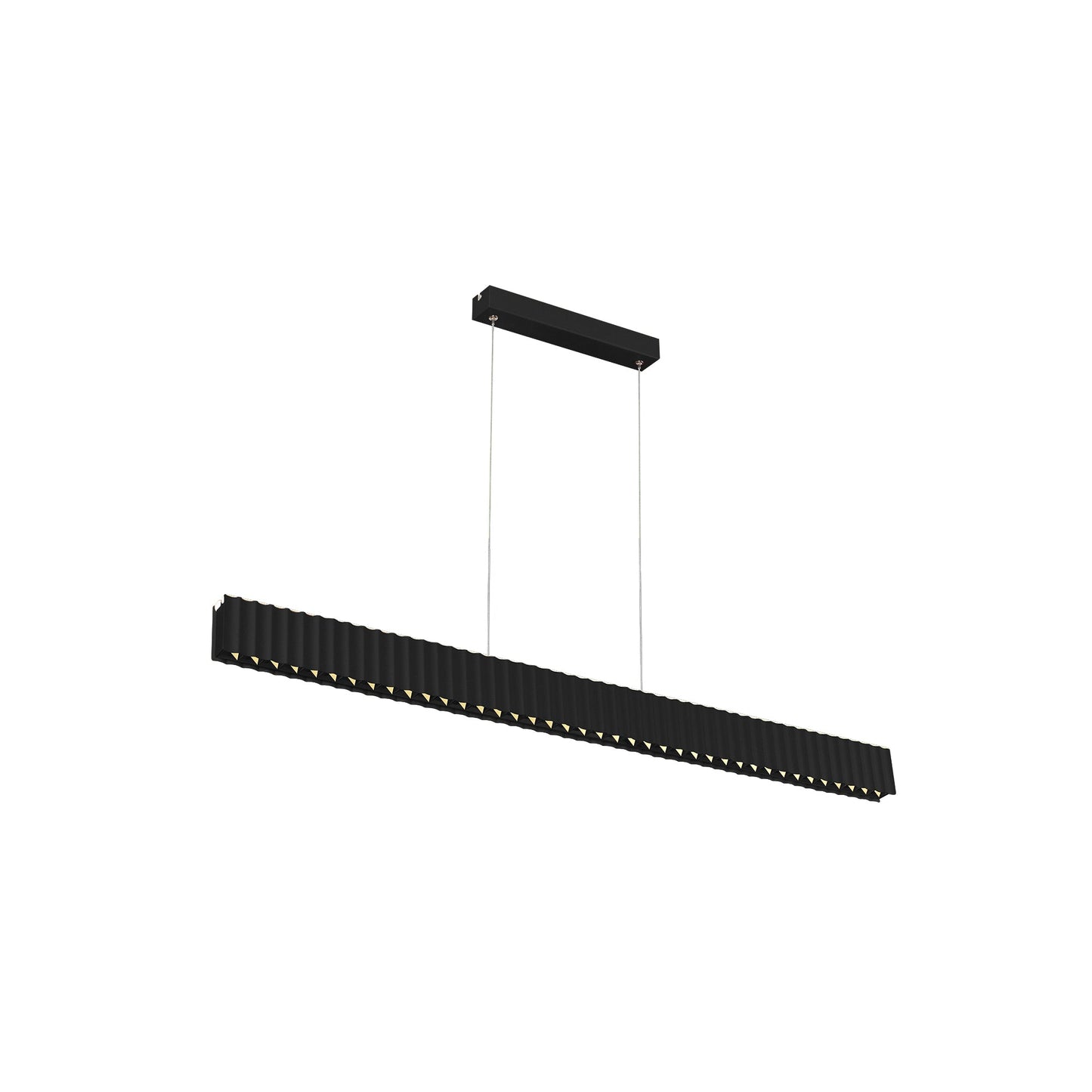 Skyline Brilliance Linear LED Pendant Light 78W 4000K in Black or White or Gold