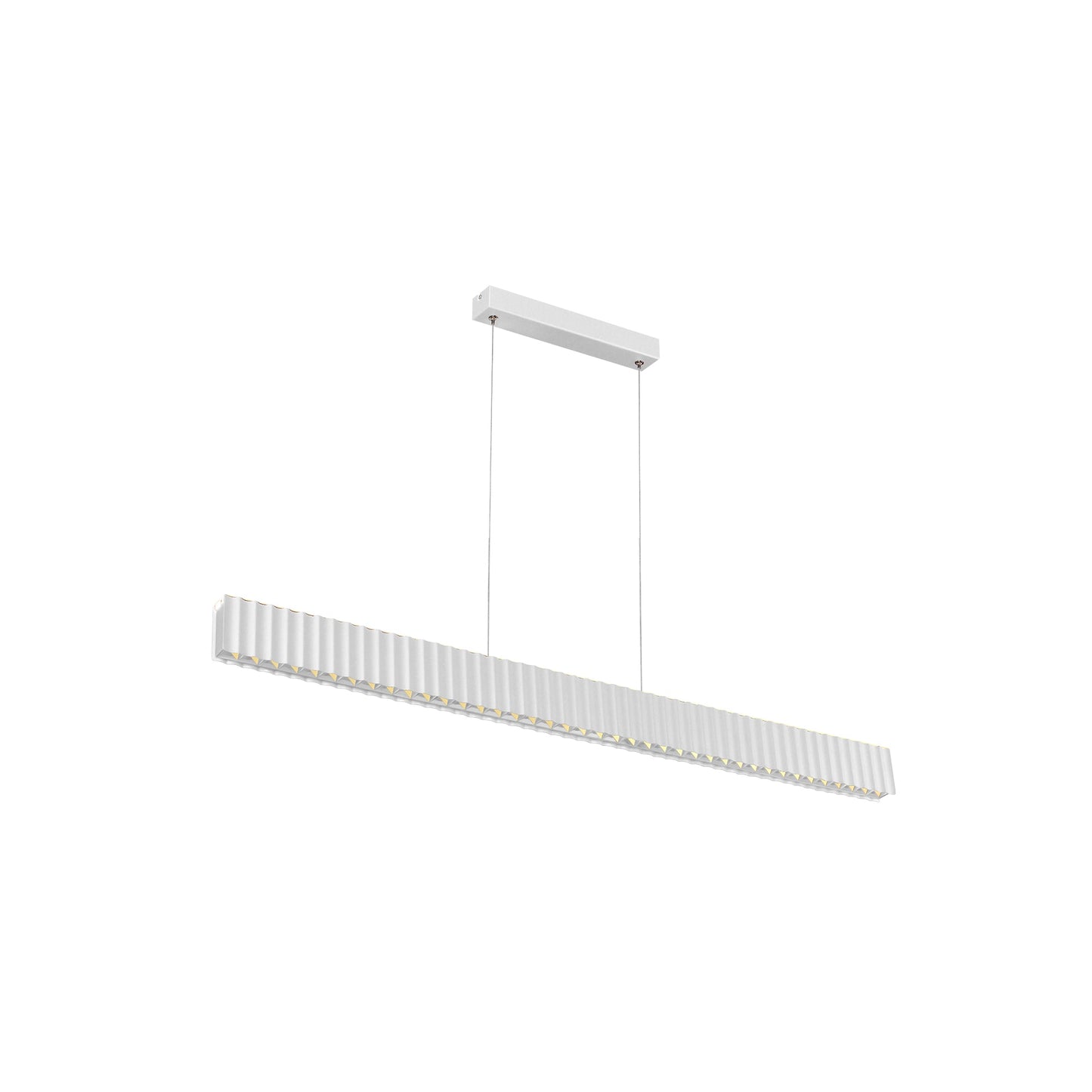 Skyline Brilliance Linear LED Pendant Light 78W 4000K in Black or White or Gold