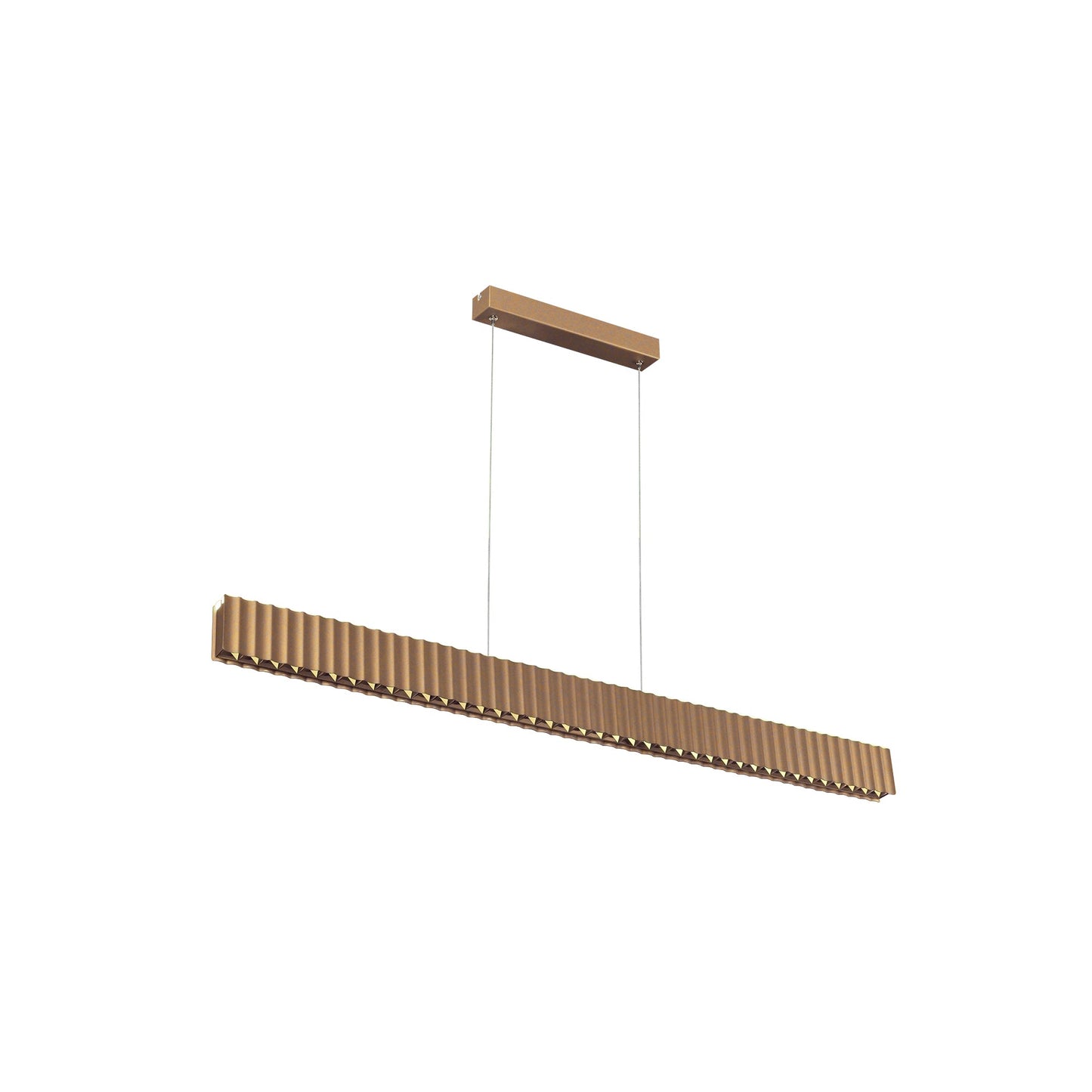 Skyline Brilliance Linear LED Pendant Light 78W 4000K in Black or White or Gold