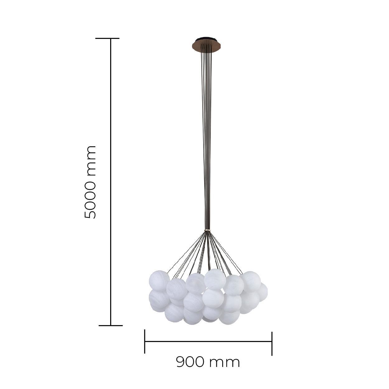 Solara 19 and 37 Light Pendant