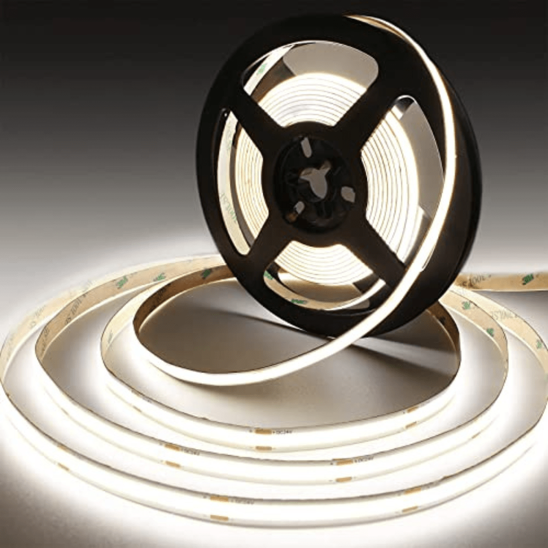 8mm | 10W/m 4000ºK | IP20 | COB Flexible LED Strip Light