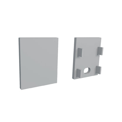 21.2x26mm LED Aluminium Floor Lighting Profile – Slim Recessed Channel