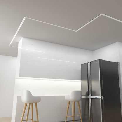 13.6x92.2mm LED Aluminium Profile – Geometric Indoor Lighting Channel