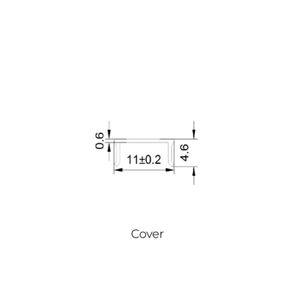 12x10mm LED Aluminium Profile – Slim Indoor Lighting Channel