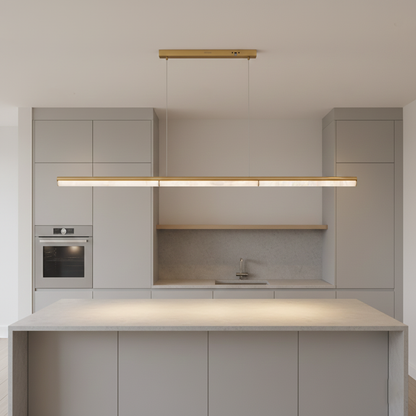 Marcello Pendant Light in Brass an Antique Brass