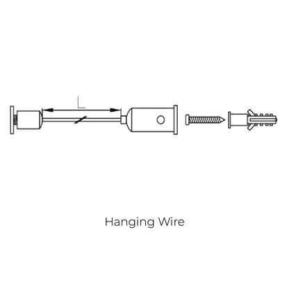 68.1x60mm LED Aluminium Profile – Suspended Indoor Lighting Channel