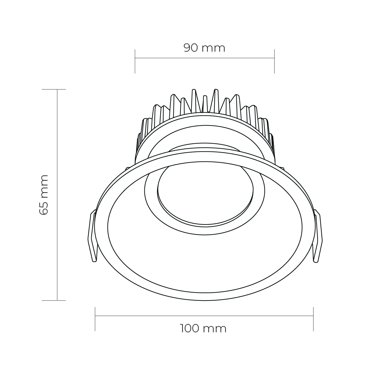 Infinite 225 LED Downlight 12W