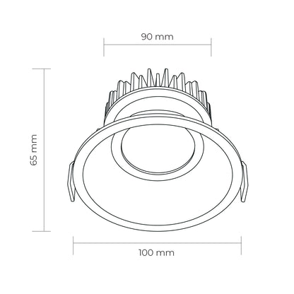 Infinite 225 LED Downlight 12W