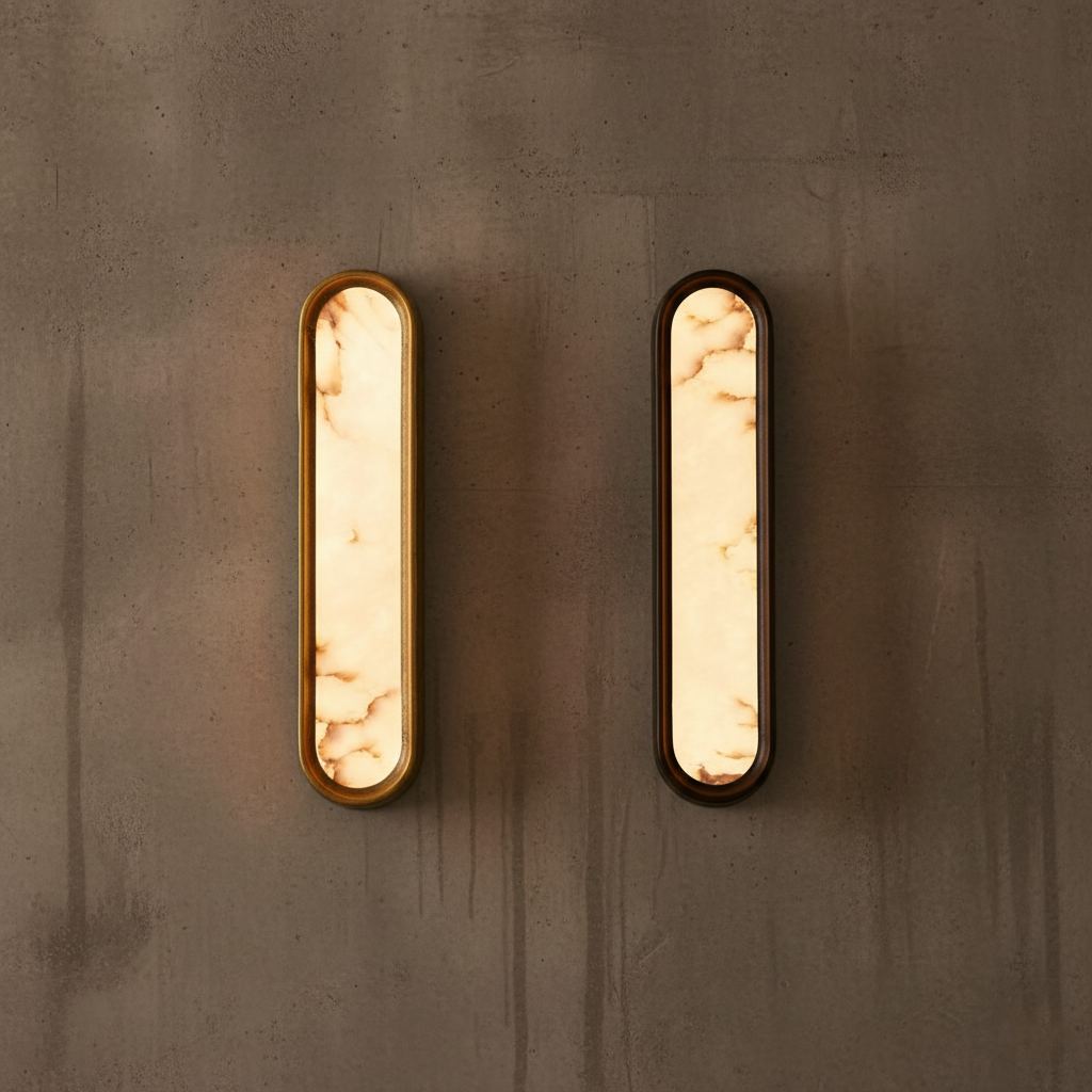 Selento Wall Light Series with Marble Details