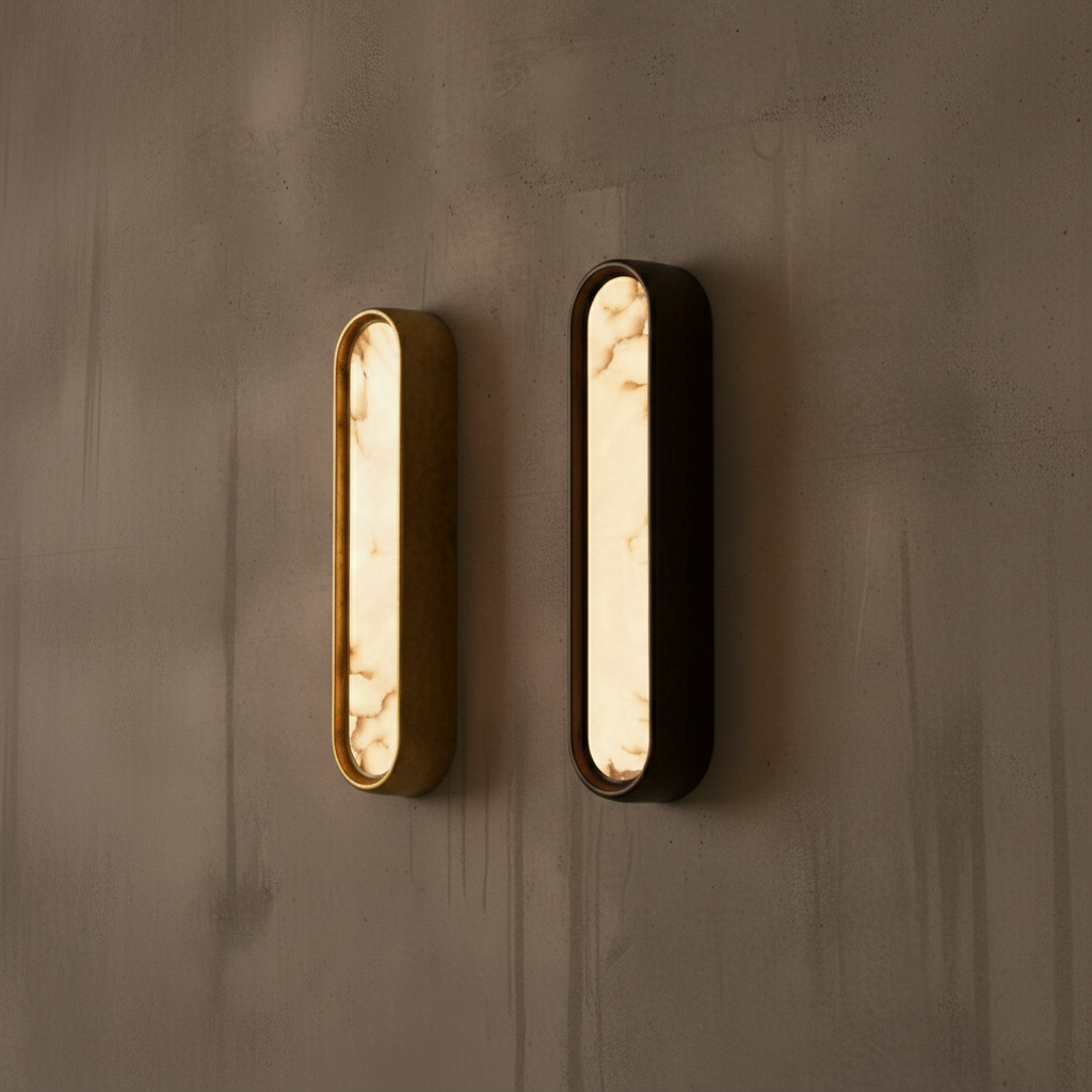Selento Wall Light Series with Marble Details