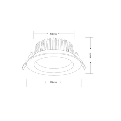 INFINITE 301 30W COB Recessed LED Downlight