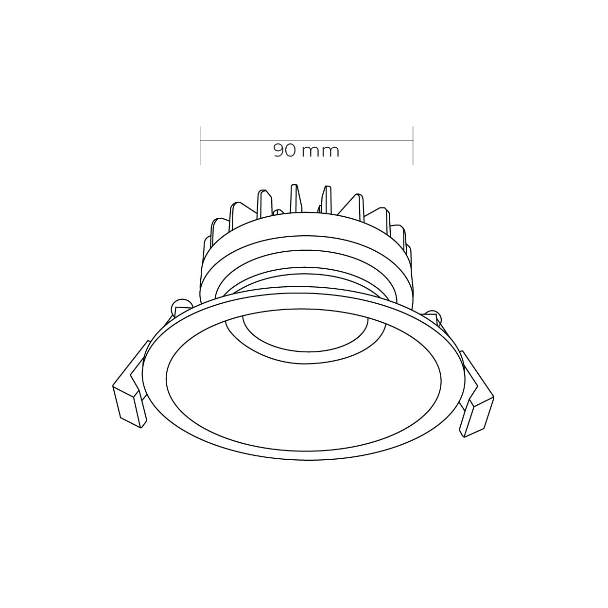 Infinite 330 LED Downlight 10W