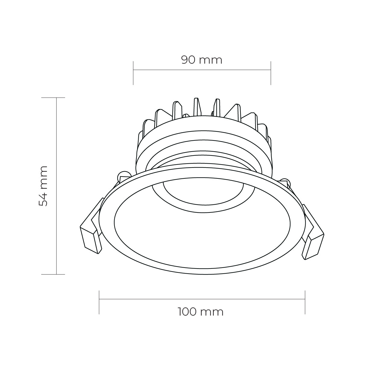 Infinite 330 LED Downlight 10W