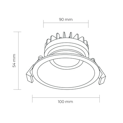 Infinite 330 LED Downlight 10W