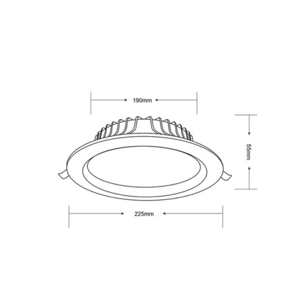 Infinite 302 40W Recessed LED Downlight