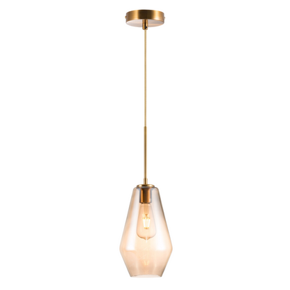 Mia Champagne Glass Pendant Light