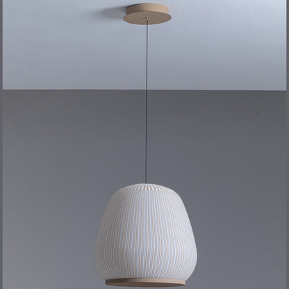 Emmeline Hand Knit Pendant Light Sand Yellow