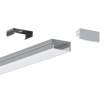 22.6x9.7mm LED Aluminium Profile – Slim Indoor Lighting Channel