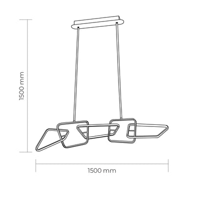Orionis 5 Light Linear Pendant
