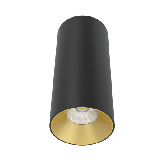 LC306 12W Surface Mounted Downlight CCT Black/Gold