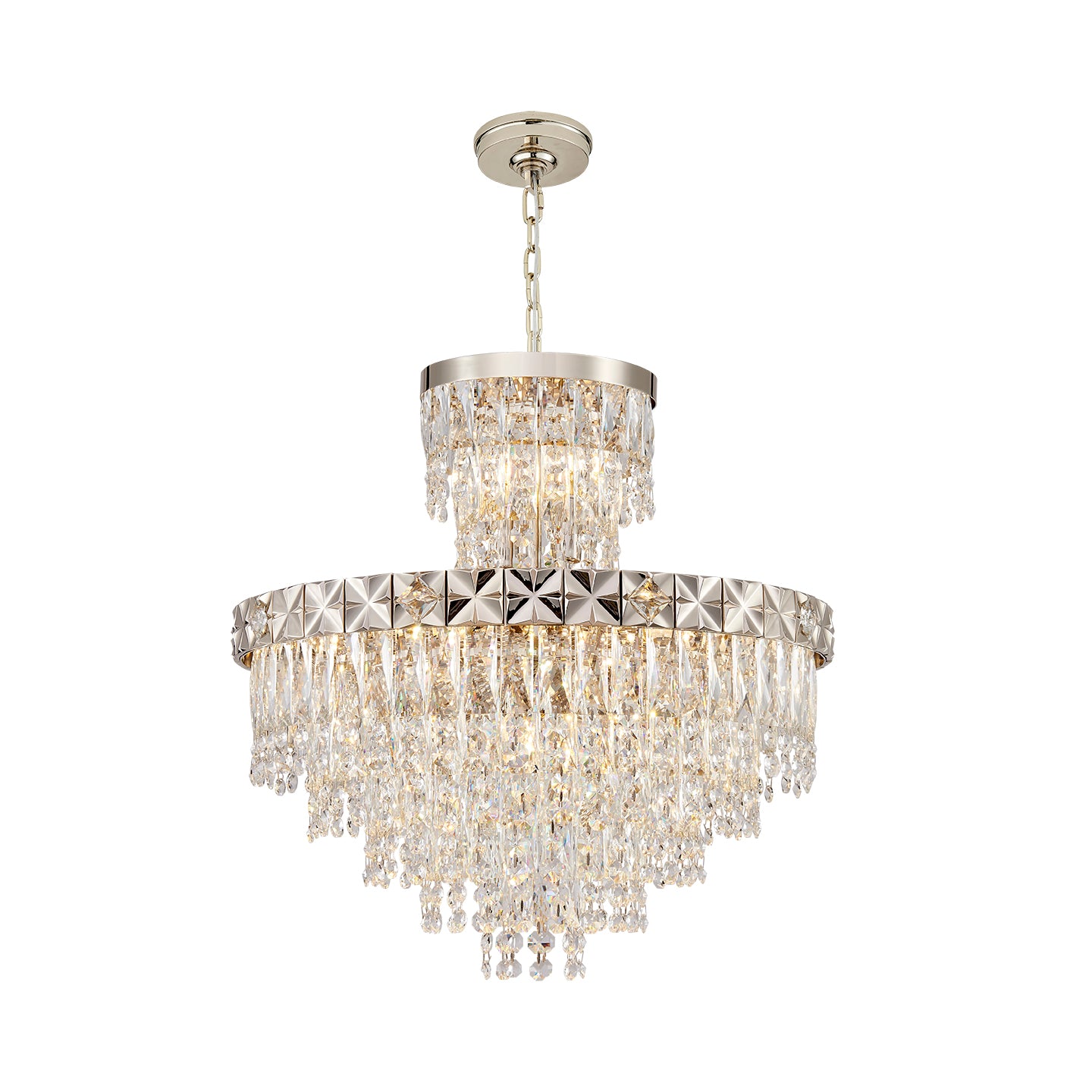 Ruby Crystal Chandelier