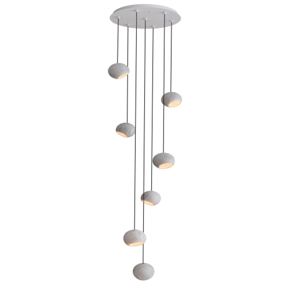Carrara 7 Light Pendant Light