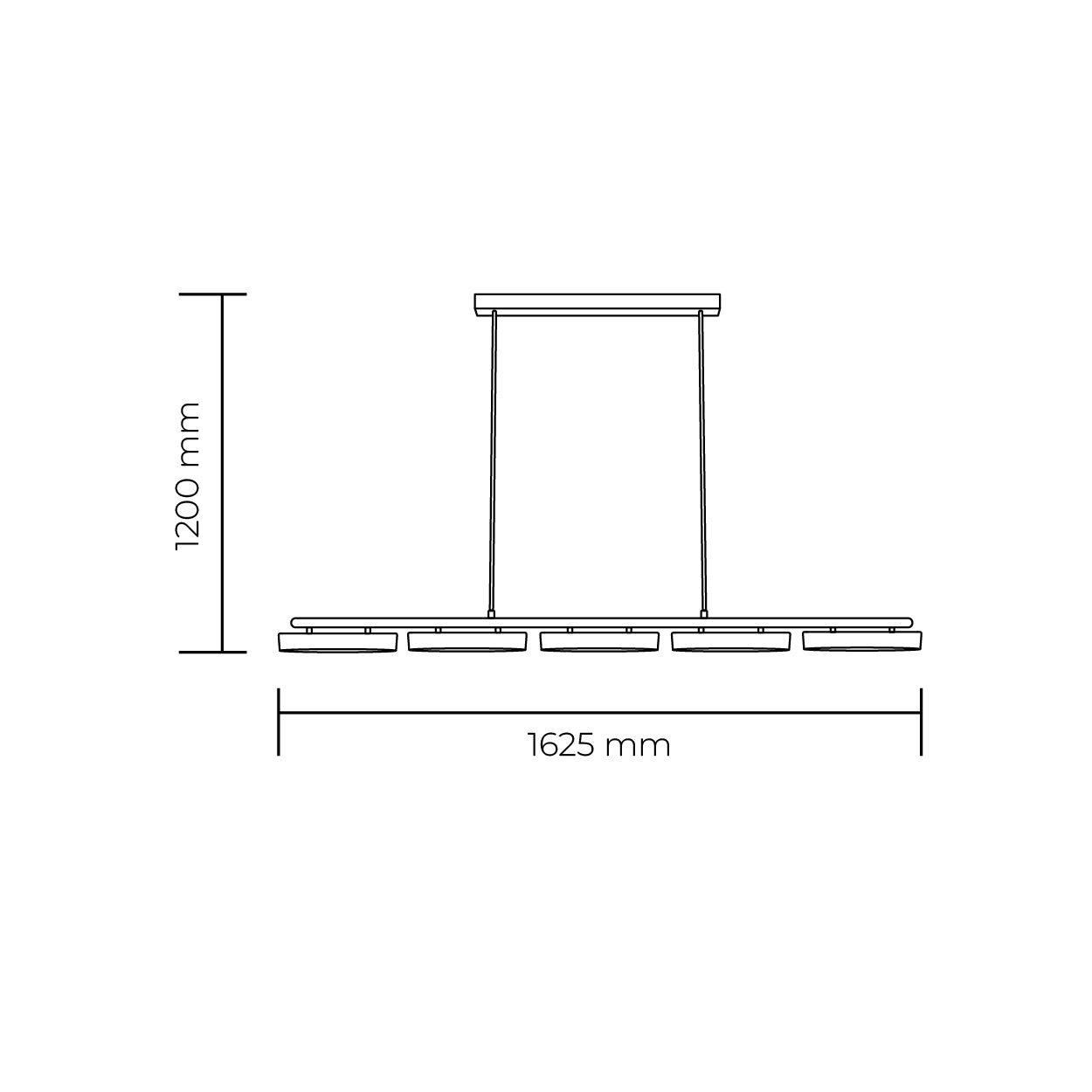 Bronte Pendant Light in Brass and Antique Brass