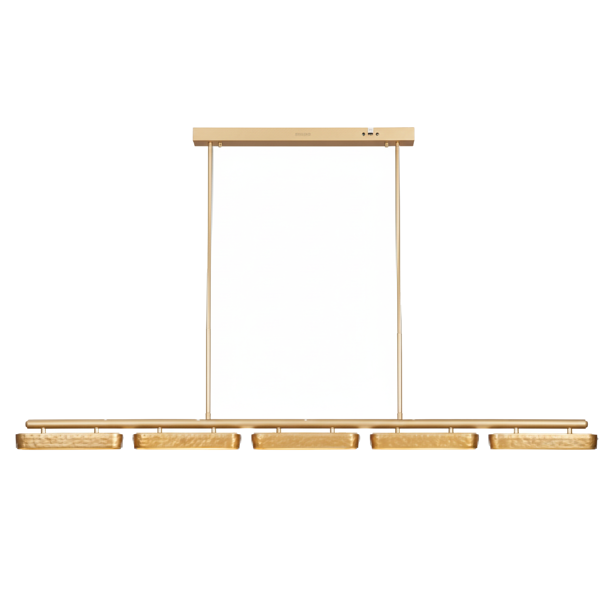 Bronte Pendant Light in Brass and Antique Brass