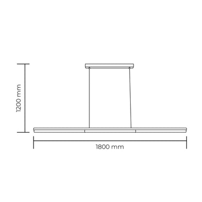 Marcello Pendant Light in Brass an Antique Brass