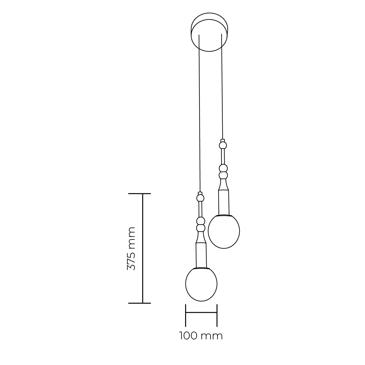 Moreno Pendant Light – Matte Bronze