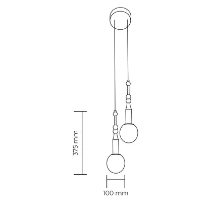 Moreno Pendant Light – Matte Bronze