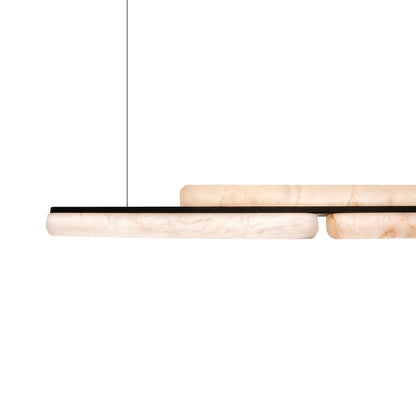 Lina Marble Pendant Light in Antique Brass or Brass