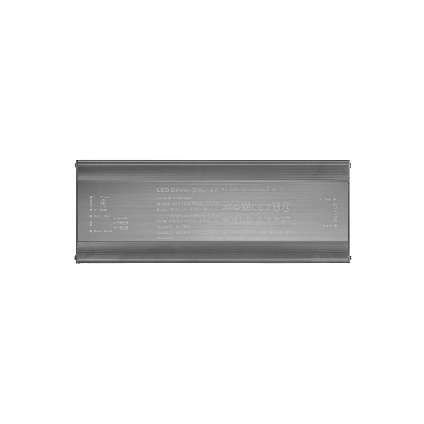LC 12V100W | 24V100W- 100W Dali 2 + Push Dimming 2 in 1 Dimmable LED Driver