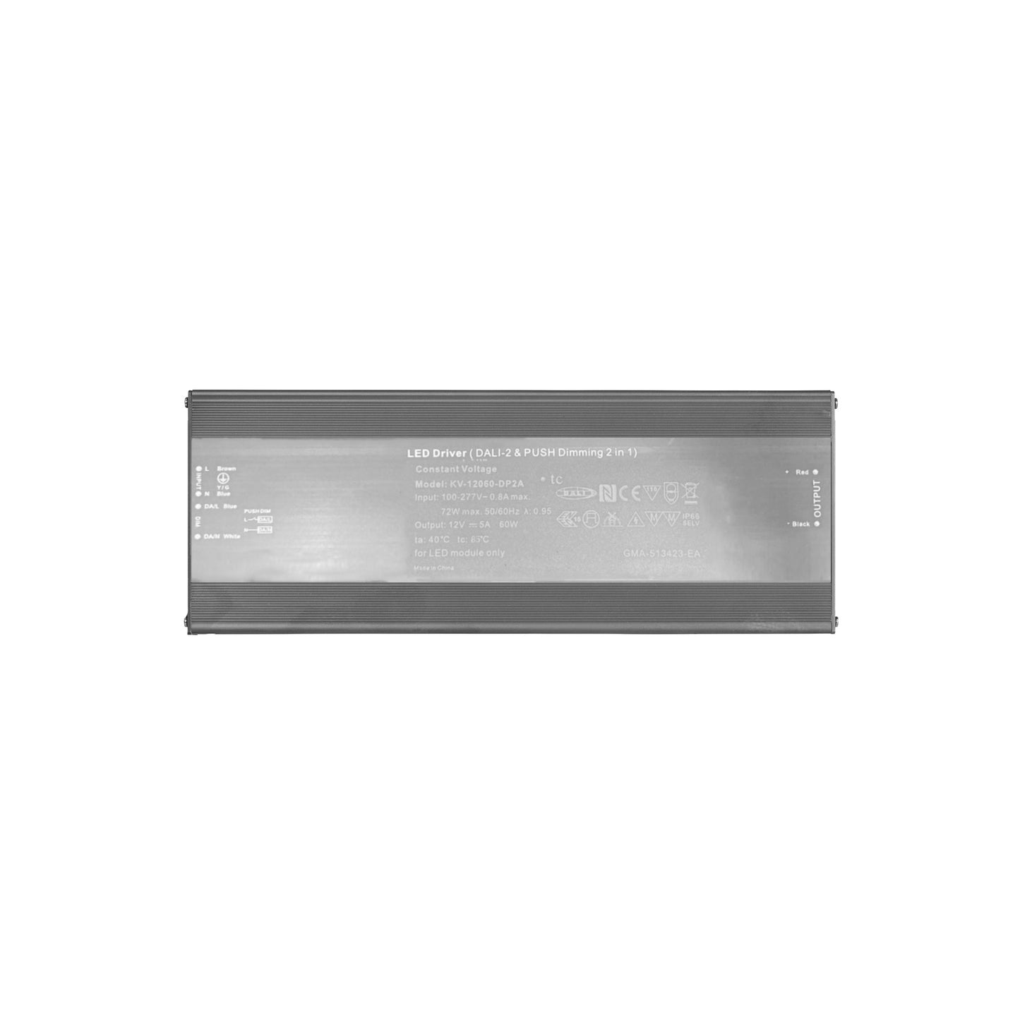 LC 12V60W | 24V60W- 60W Dali 2 + Push Dimming 2 in 1 Dimmable LED Driver