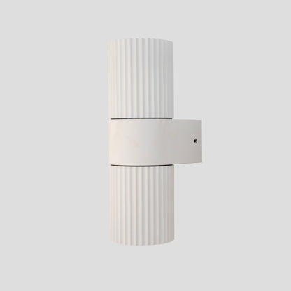 Torsten Outdoor Up and Down Wall Light in White or Black/Large or Small